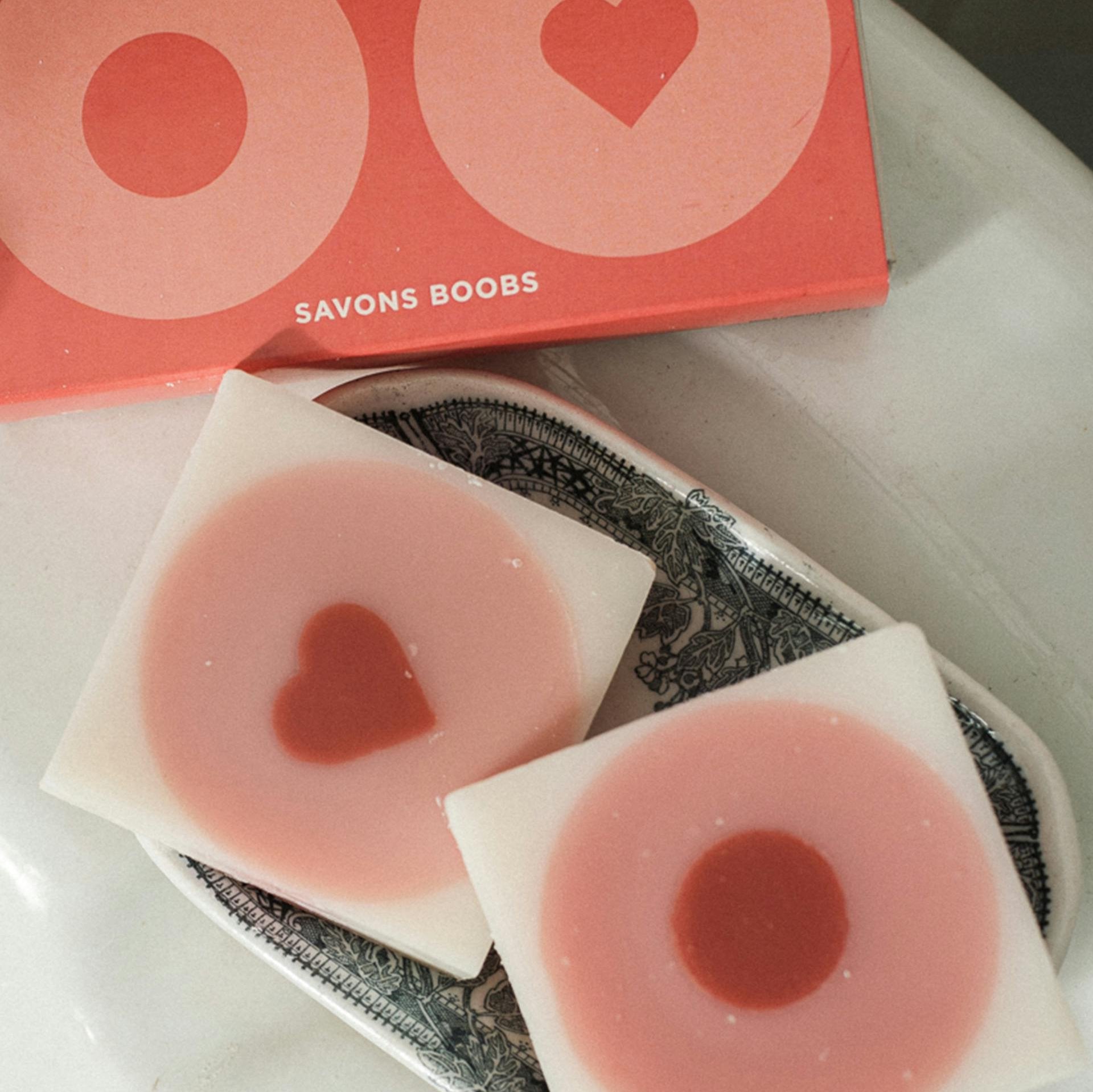 Boobs soap.