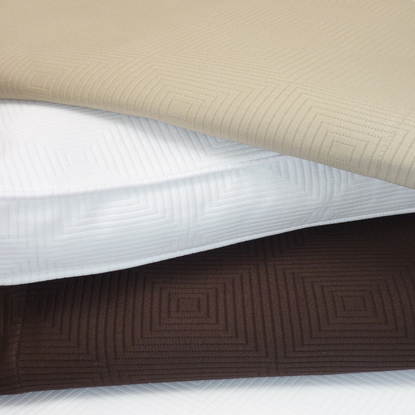 Berlin Piped Box Pillow Sham 65x65cm - Chocolate