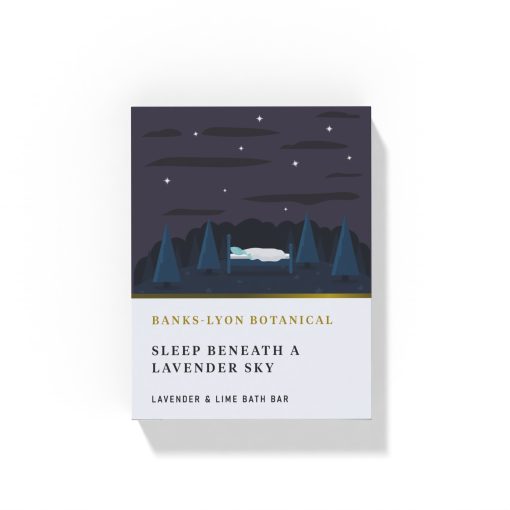 Sleep Beneath a Lavender Sky Bath Oil Bar -Lavender & Lime - Small.