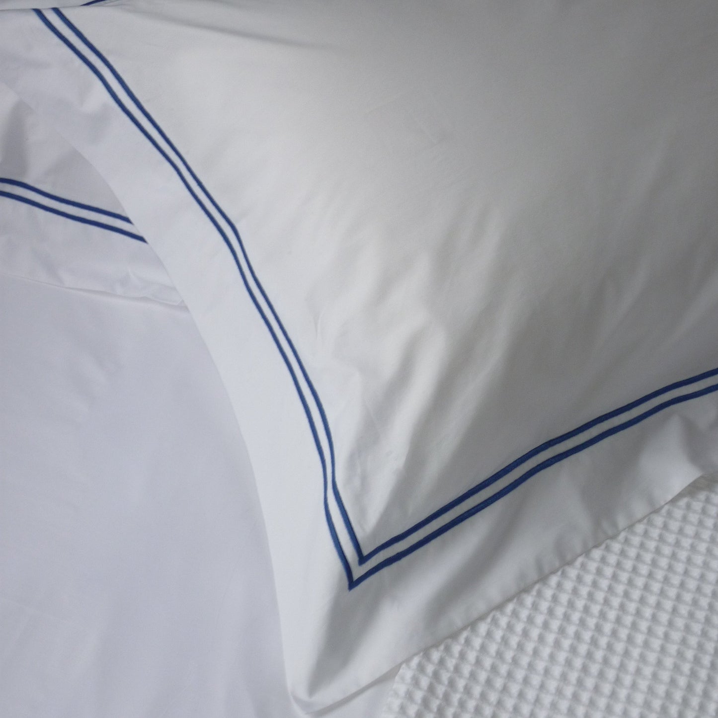 Stockholm Square pillowcases 65 x 65cm   Blue