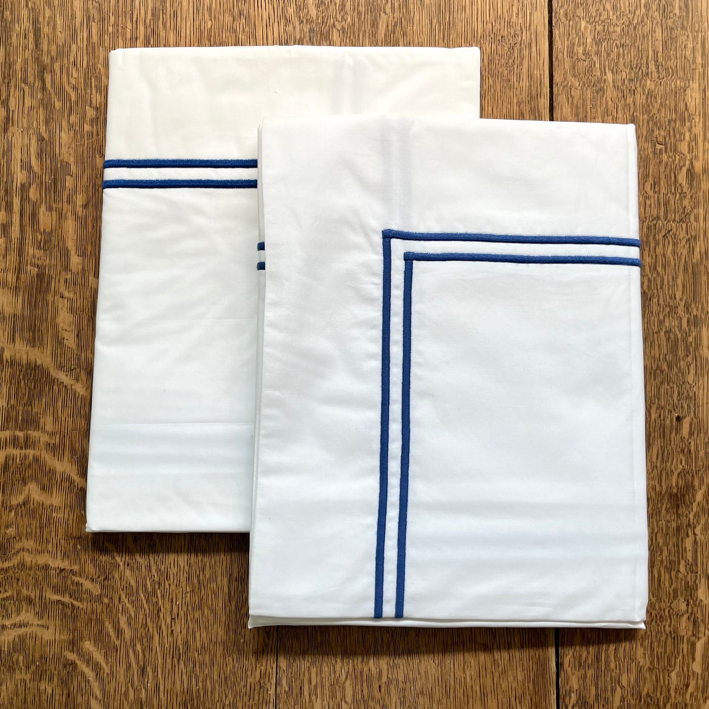 Stockholm Square pillowcases 65 x 65cm   Blue