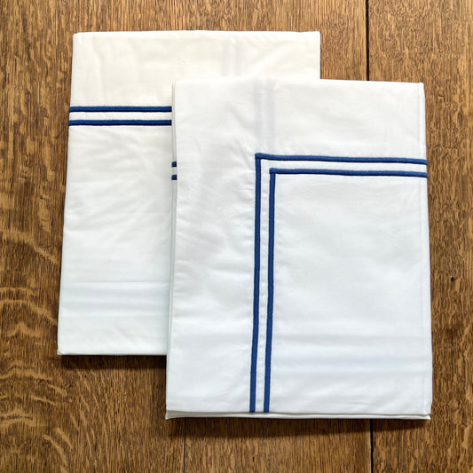 Stockholm Square pillowcases 65 x 65cm   Blue