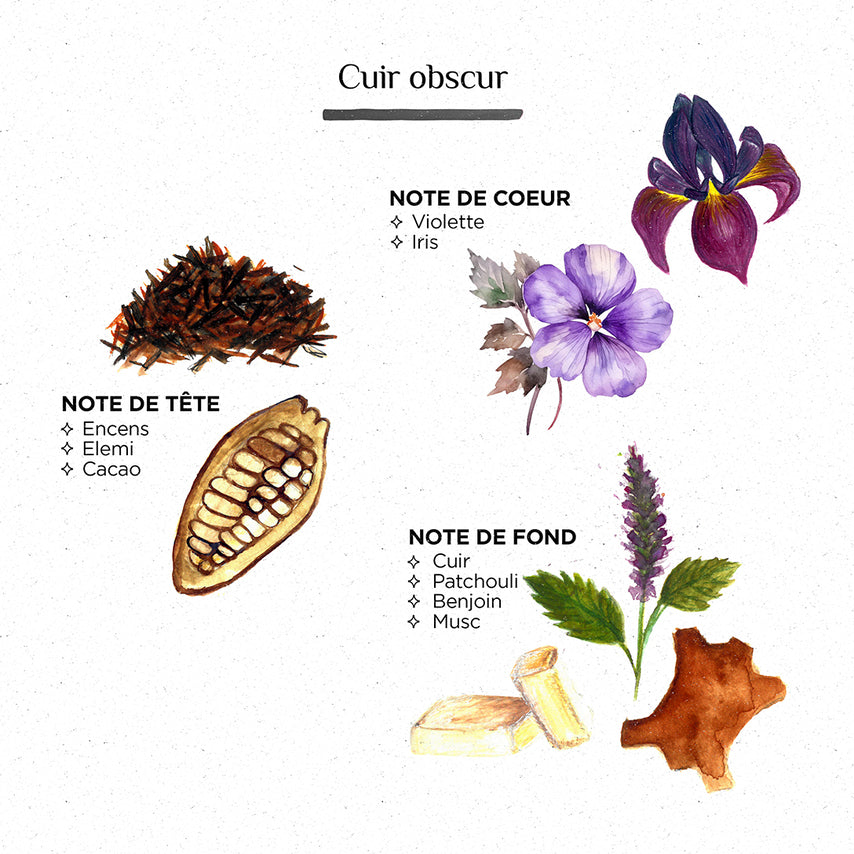 Côté Bougie Room Spray - Cuir Obscur