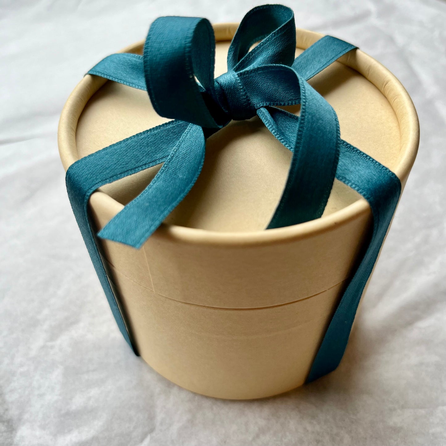 Embroidered Velvet Heart - Drum Box