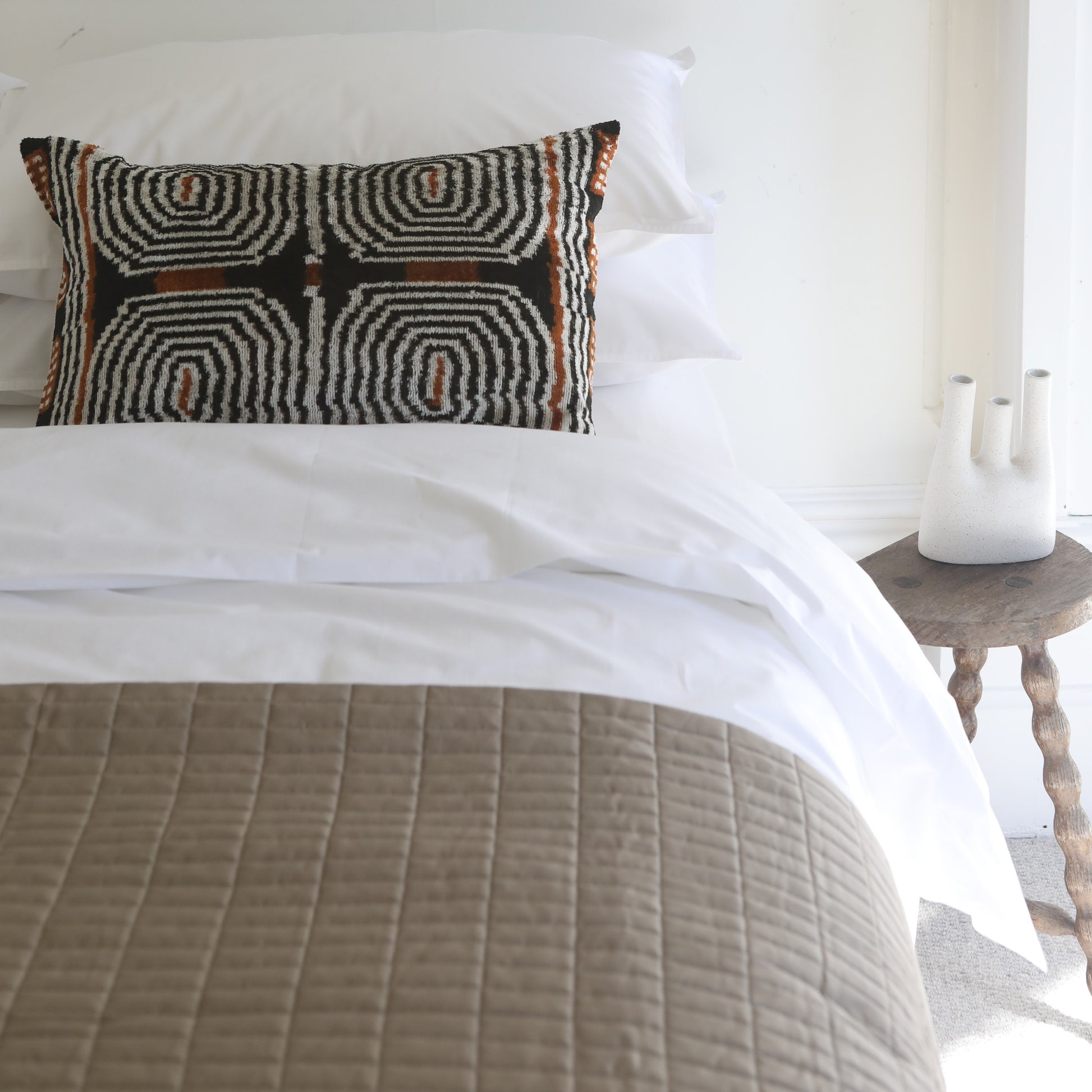 Harrow pebble quilted king bedspread.