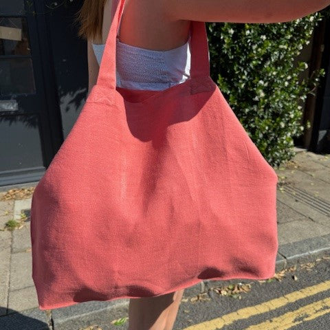 Pells Lobster Linen Market Bag