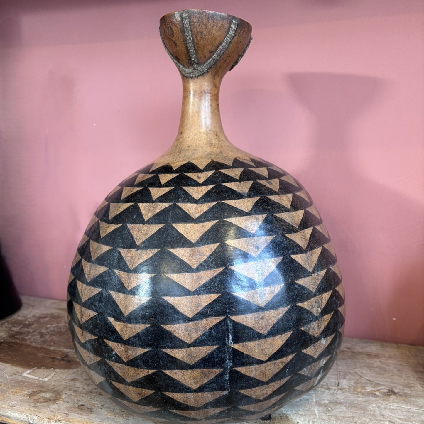 African Decorated Calabash