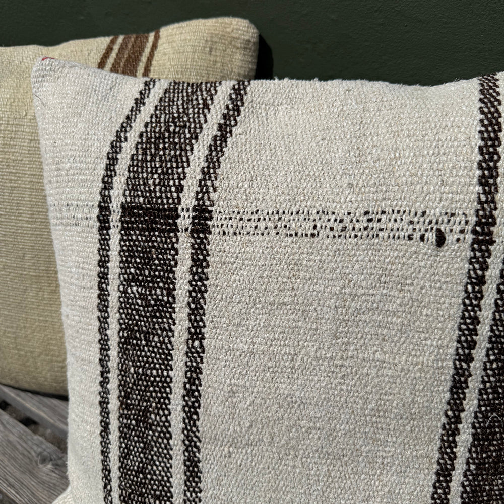 natural wool cushion