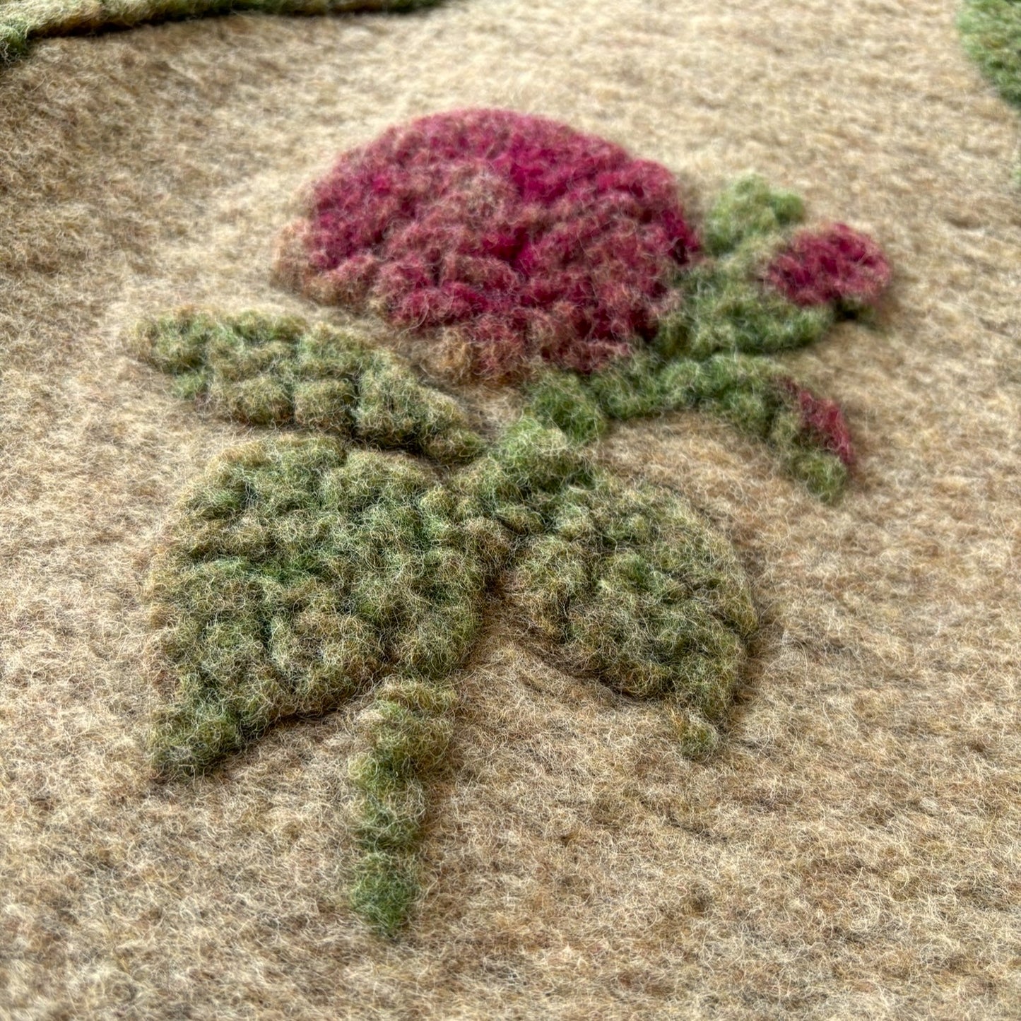 Old Style Boiled Wool Throw