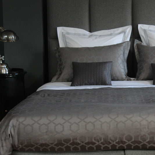 Excalibur Lg King Duvet Cover Slate Grey