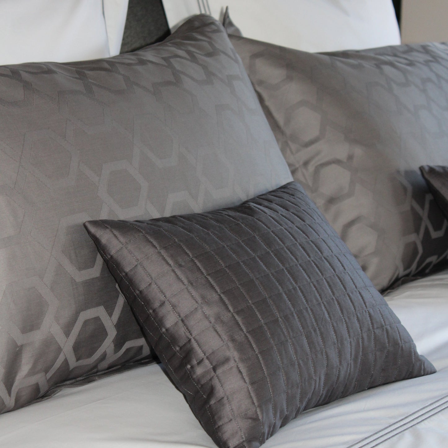 Excalibur Lg King Duvet Cover Slate Grey