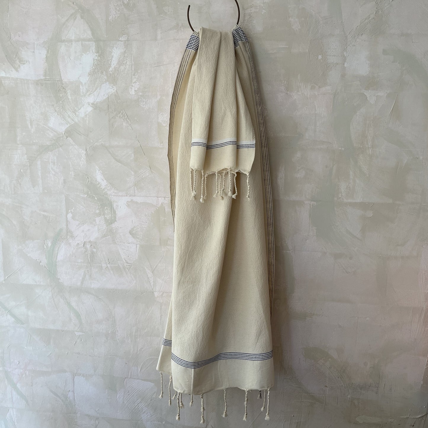 Cream cotton fouta towel