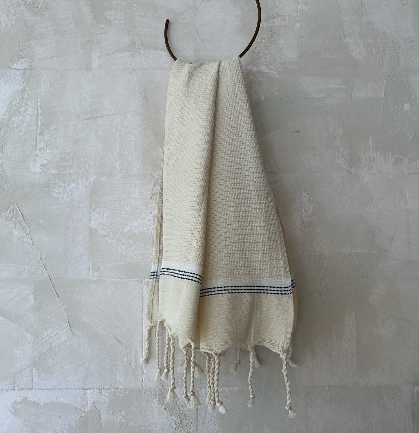 Cream cotton fouta