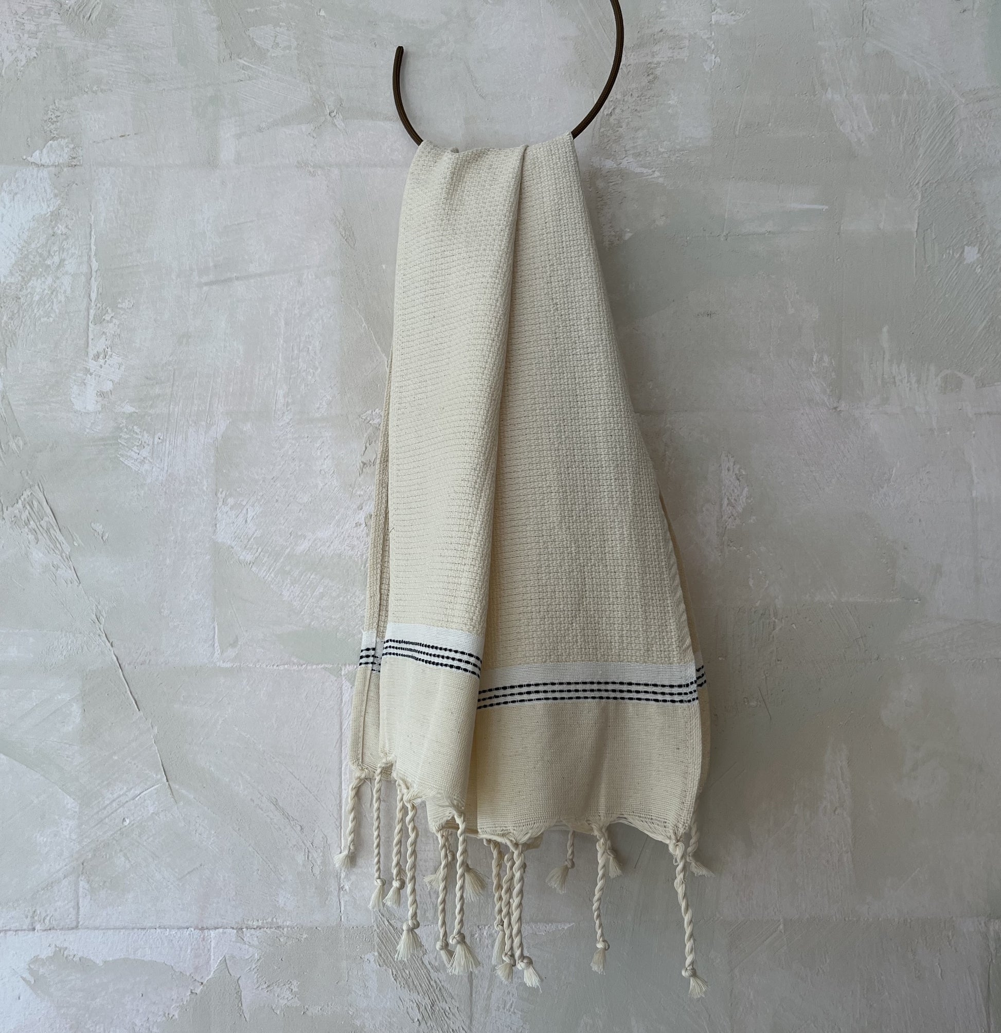 Cream cotton fouta