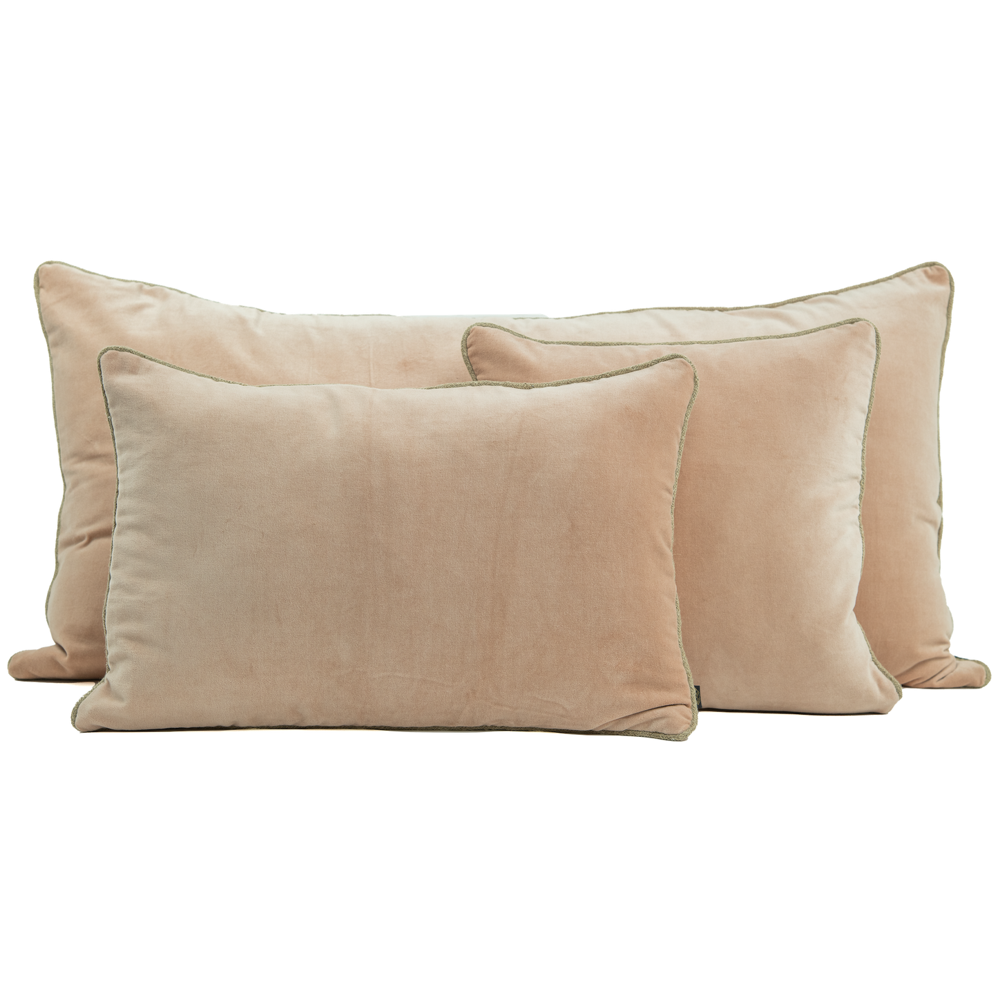 Piped Velvet Cushion - Cimarron