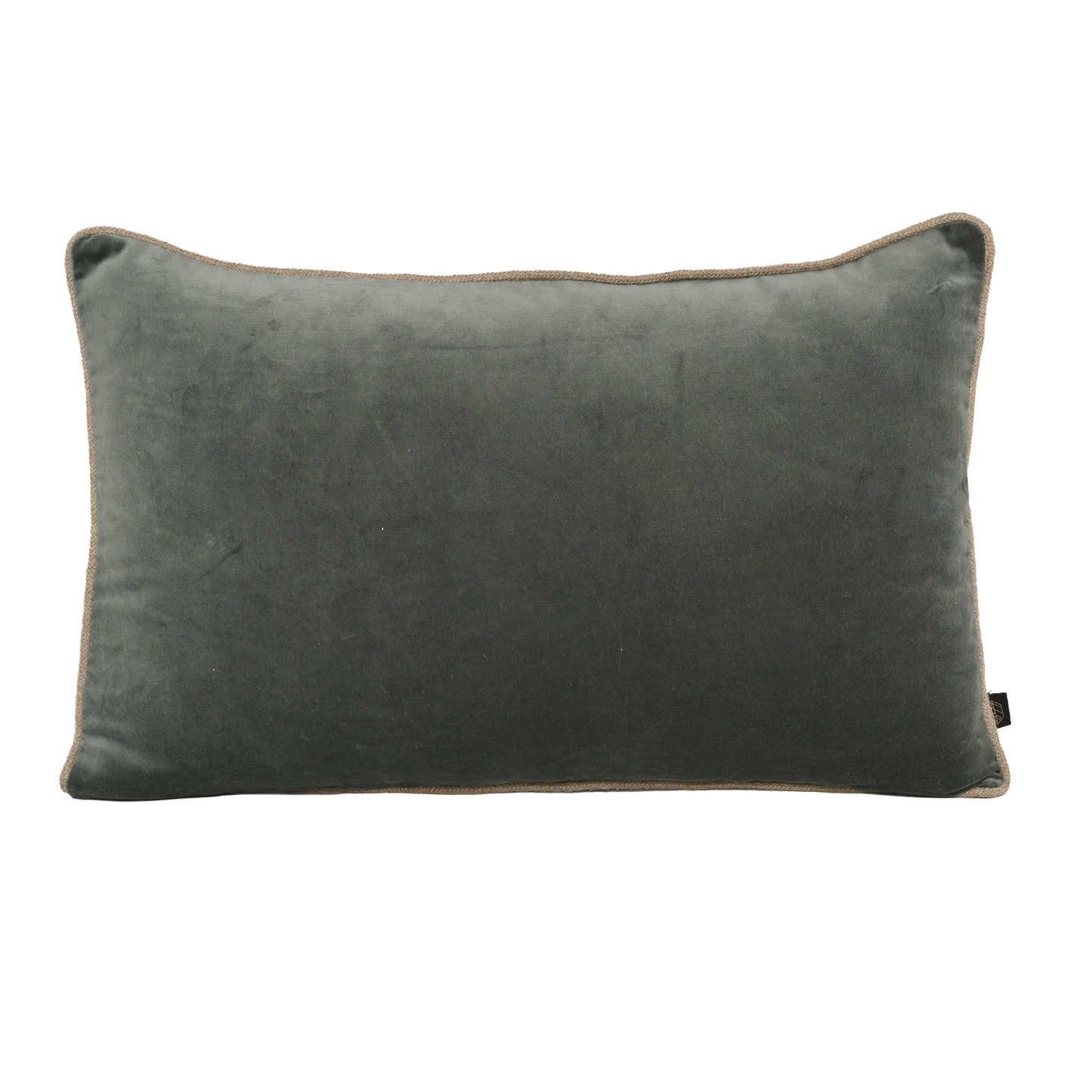 Pigeon Piped Velvet Cushion