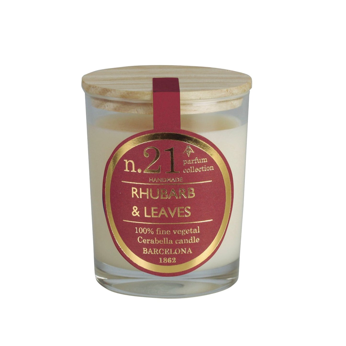 Rhubarb & Leaves Sml Candle