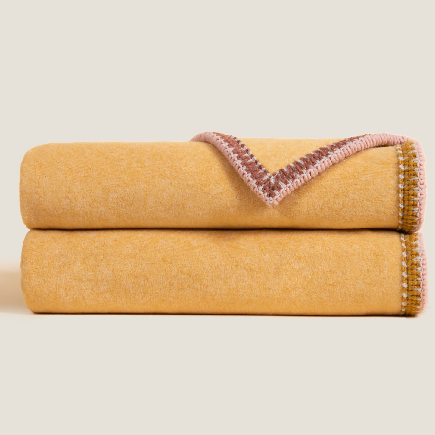 Soft Bamboo Throw Mustard