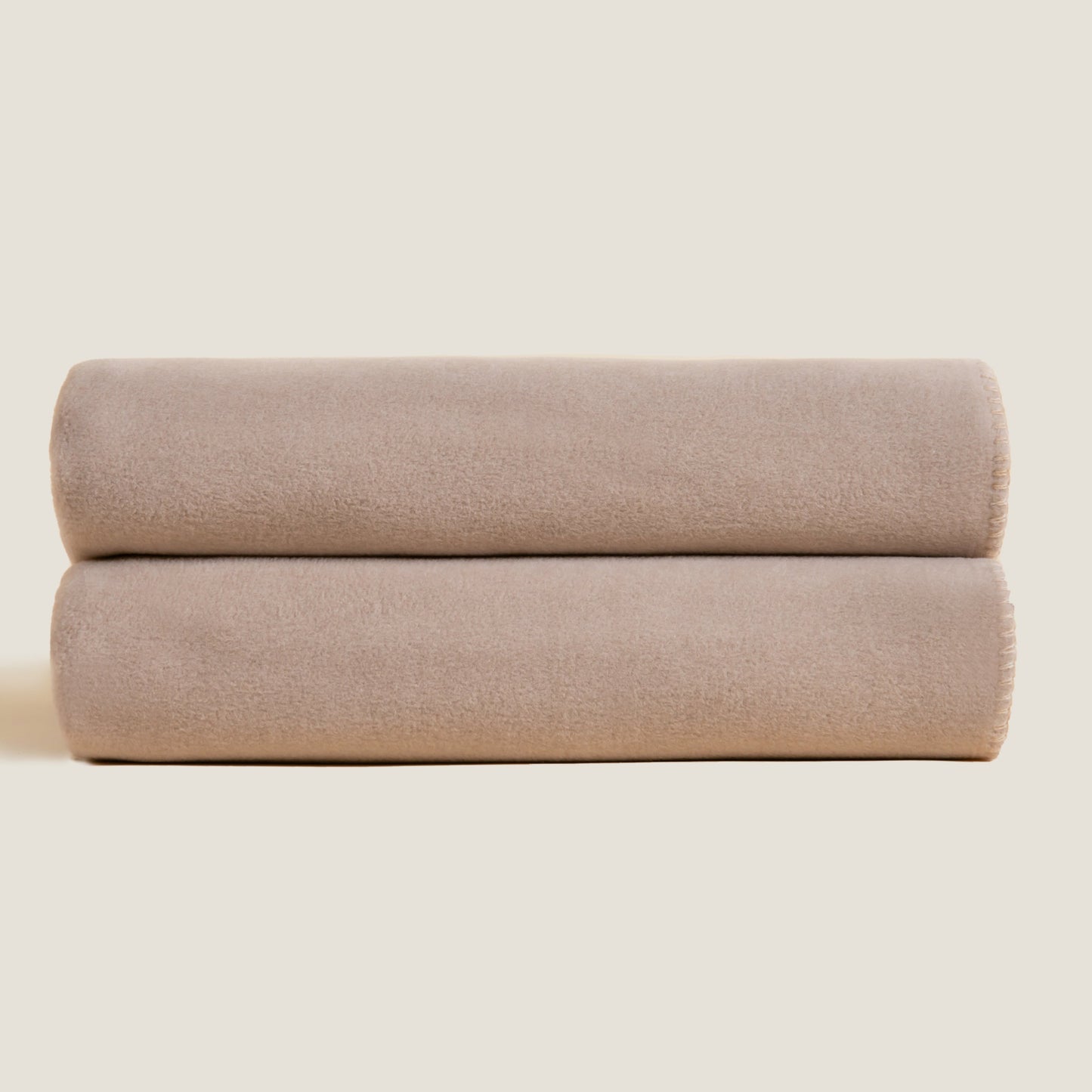 Soft Cotton Beige Blanket