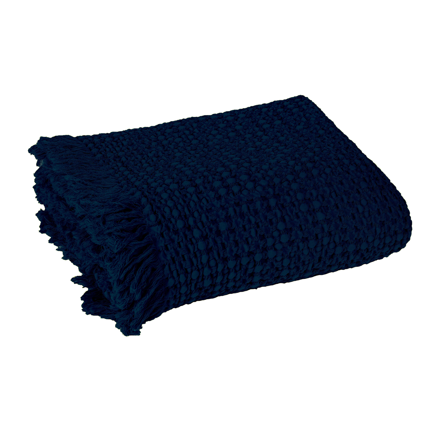 Stonewashed Waffle Cotton Throw & Bedspread