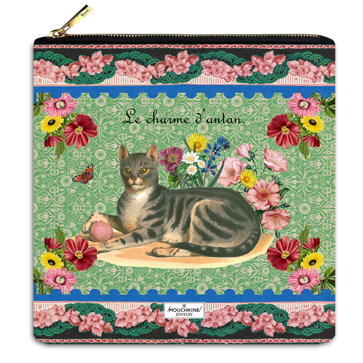 Mouchkine Printed Velvet Pouches