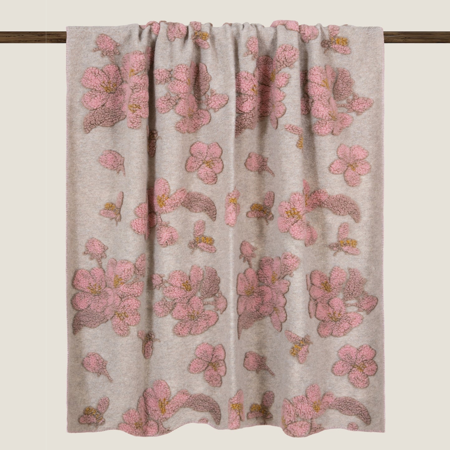 Magnolia Boiled Wool Throw