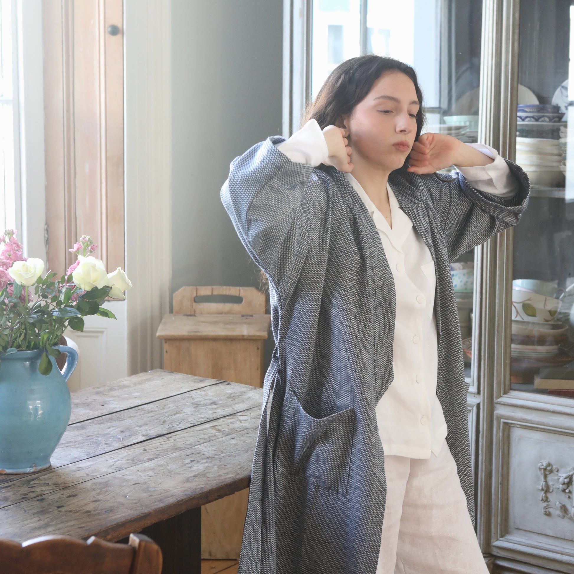Cotton Kimono Robe