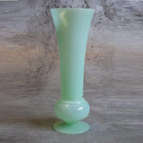 Jadeite Glass Vase