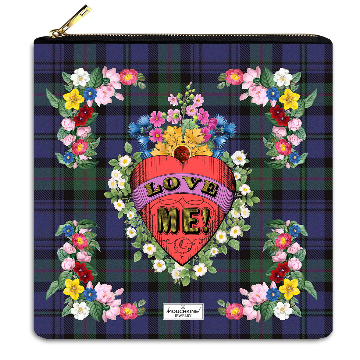 Mouchkine Printed Velvet Pouches