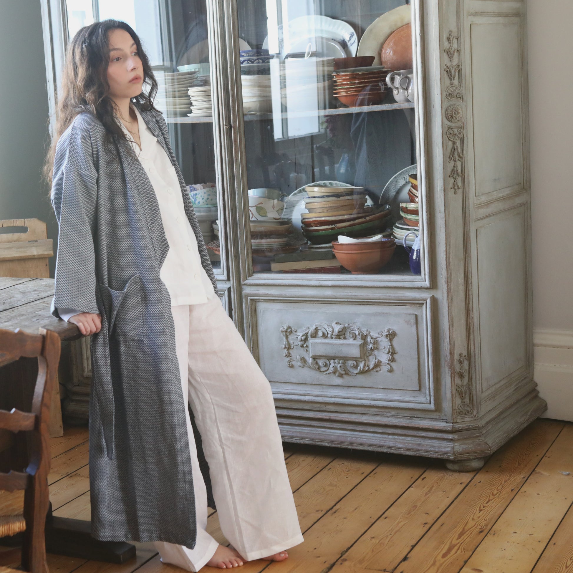 Cotton Kimono Robe