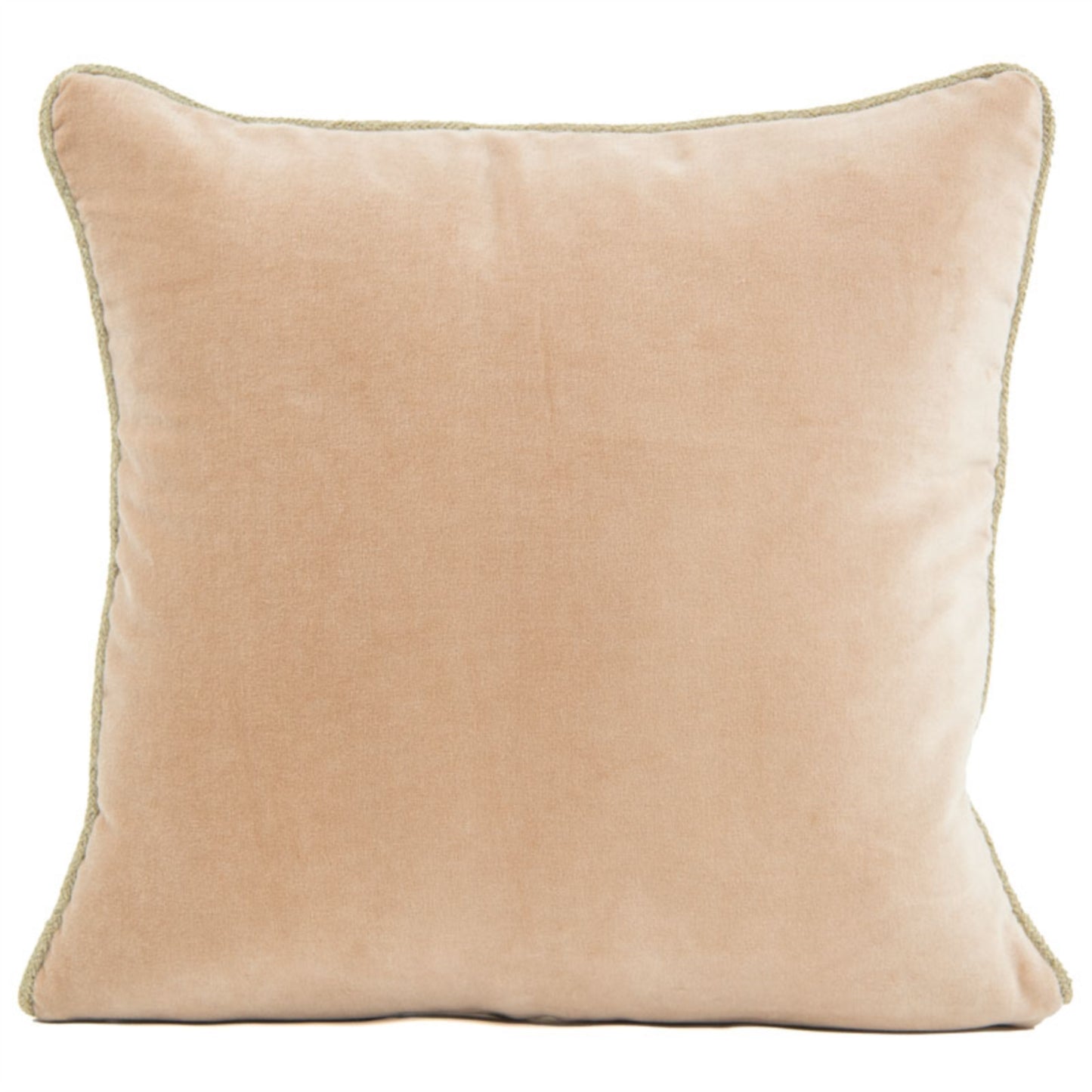 Piped Velvet Cushion - Cimarron