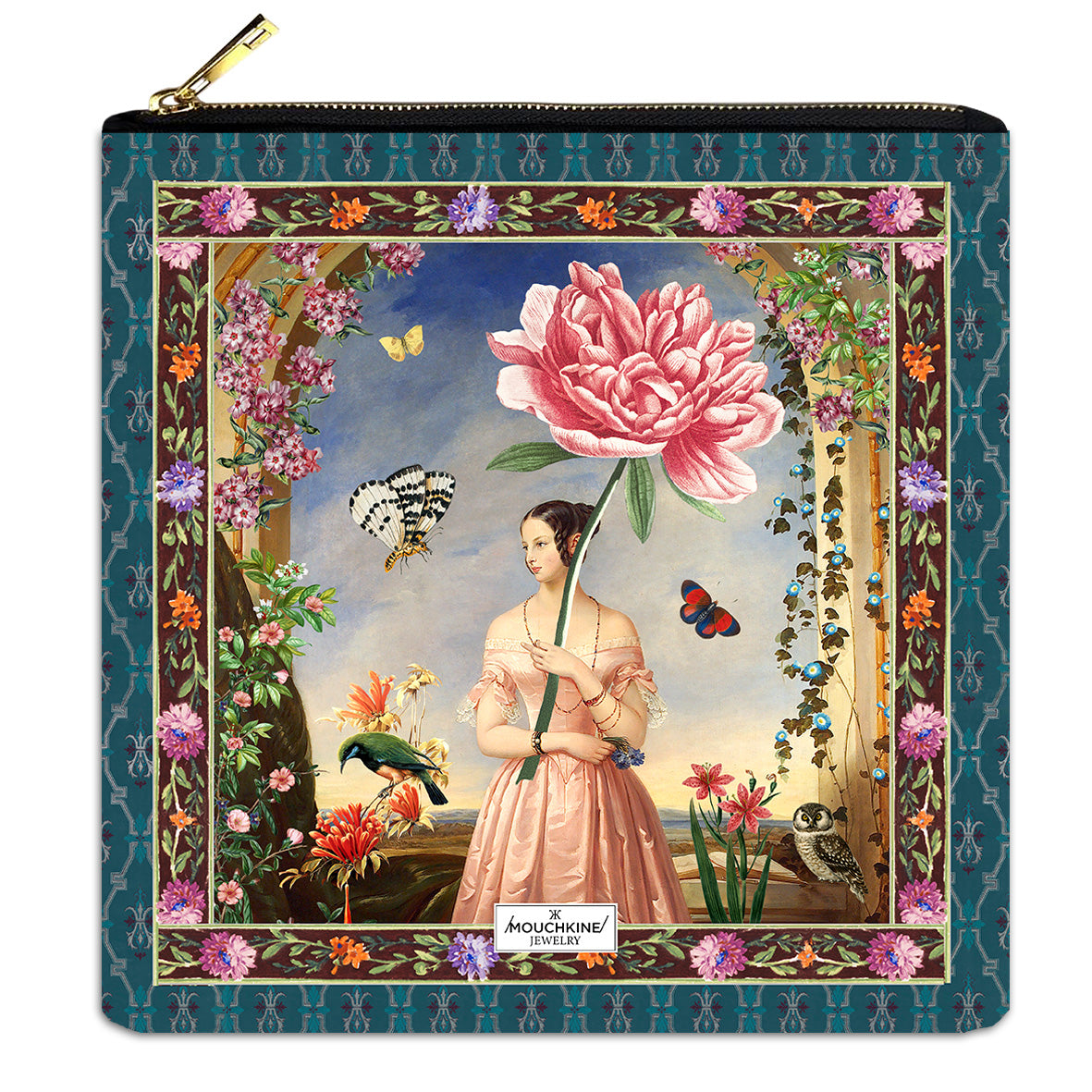 Mouchkine Printed Velvet Pouches