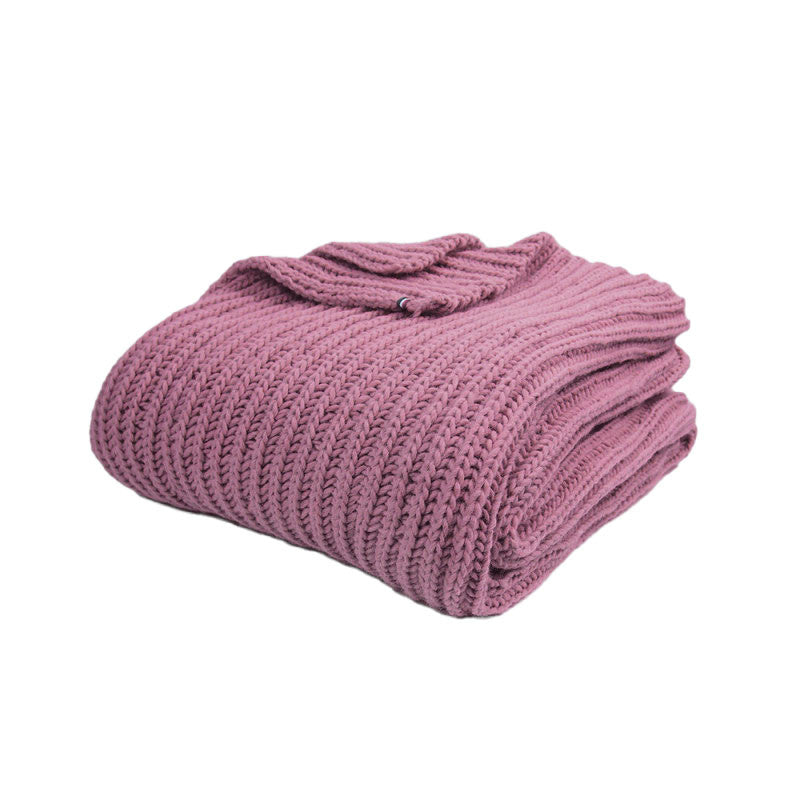Knitted Wool Throw
