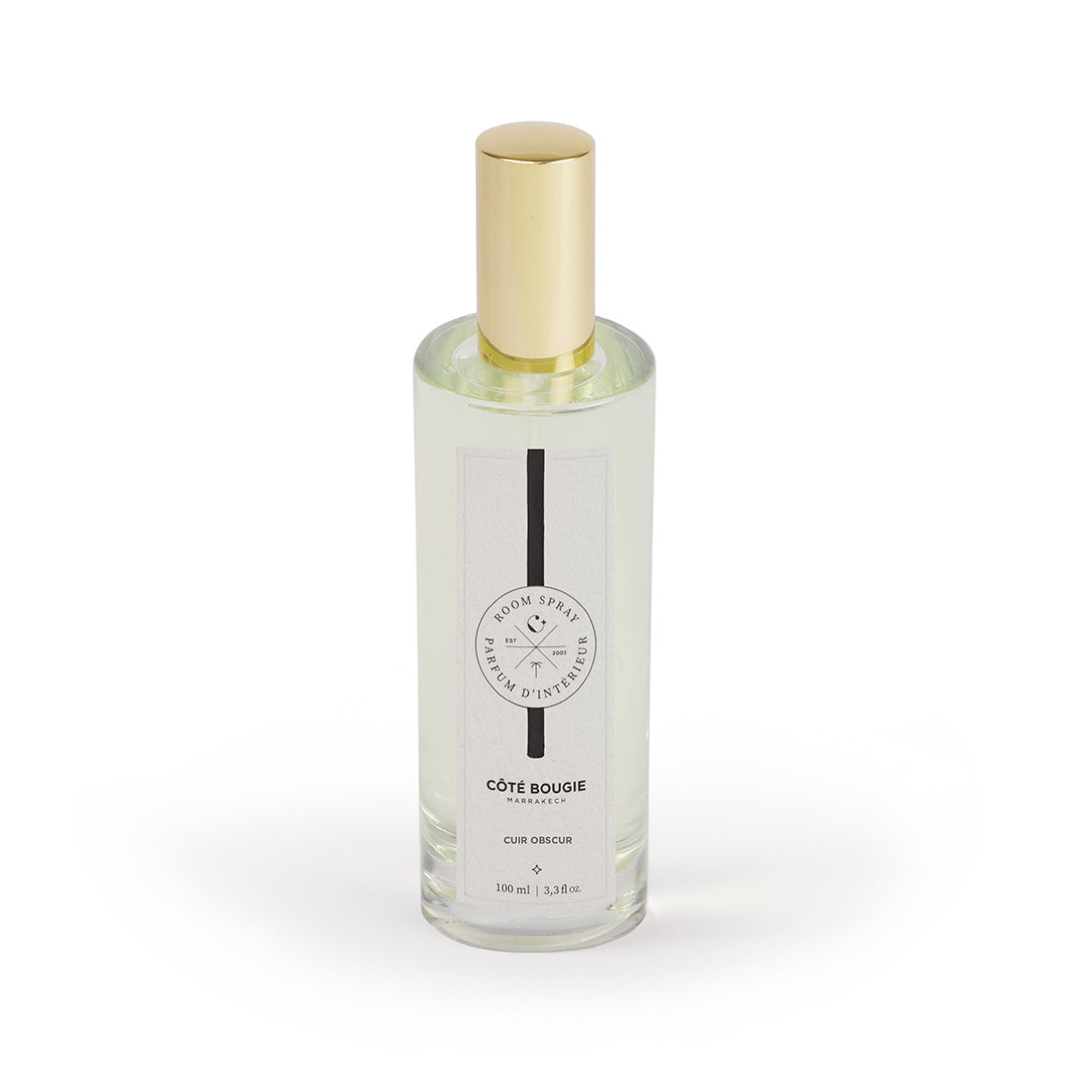 Côté Bougie Room Spray - Cuir Obscur