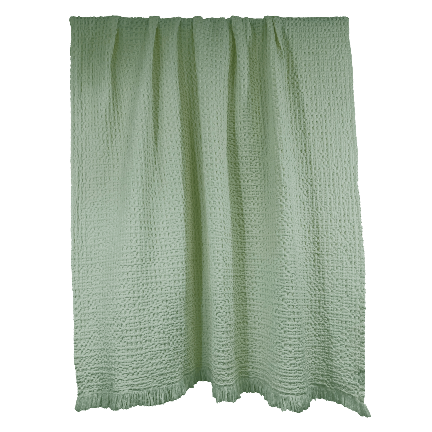 Stonewashed Waffle Cotton Throw & Bedspread