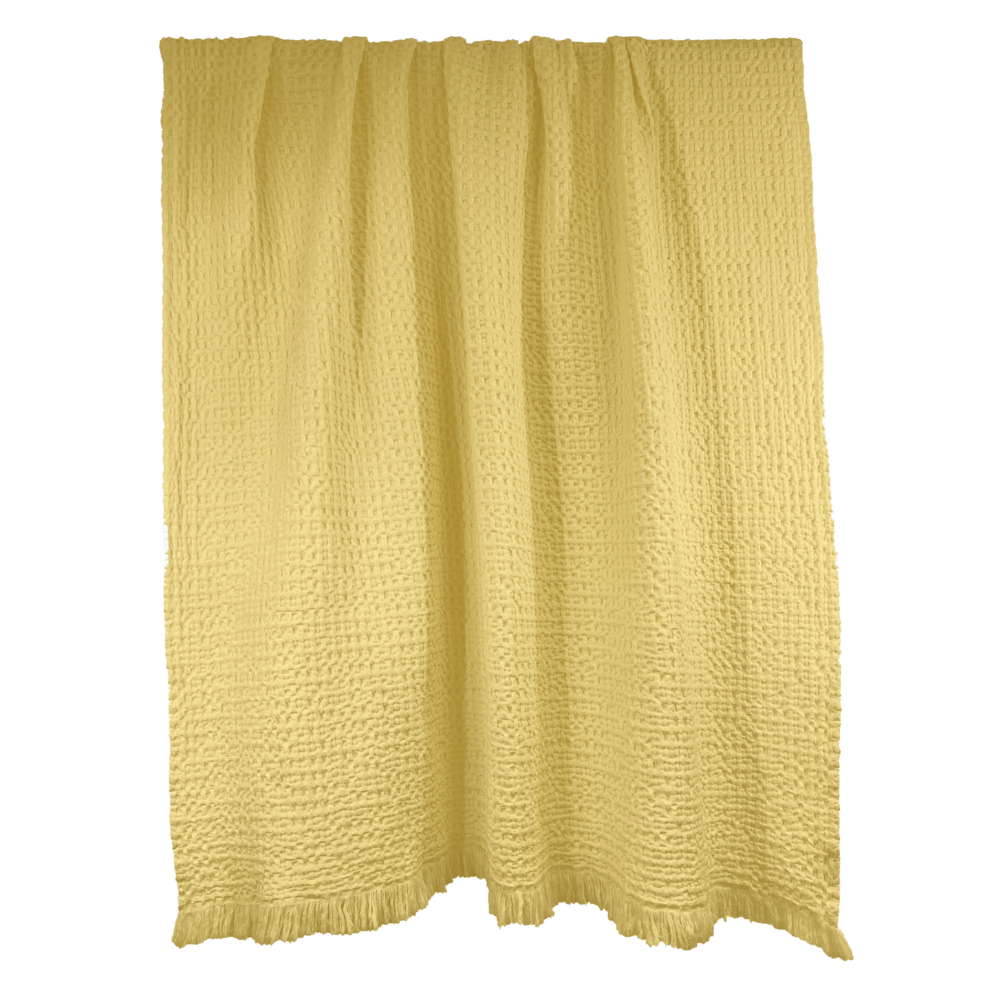 Stonewashed Waffle Cotton Throw & Bedspread