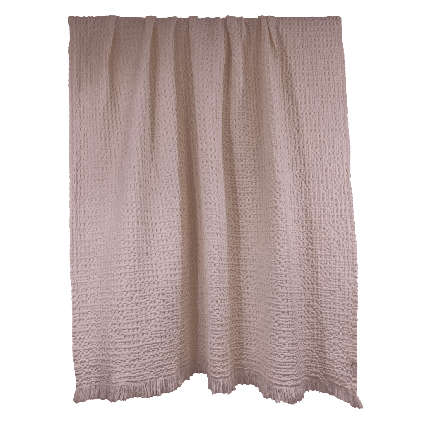 Stonewashed Waffle Cotton Throw & Bedspread