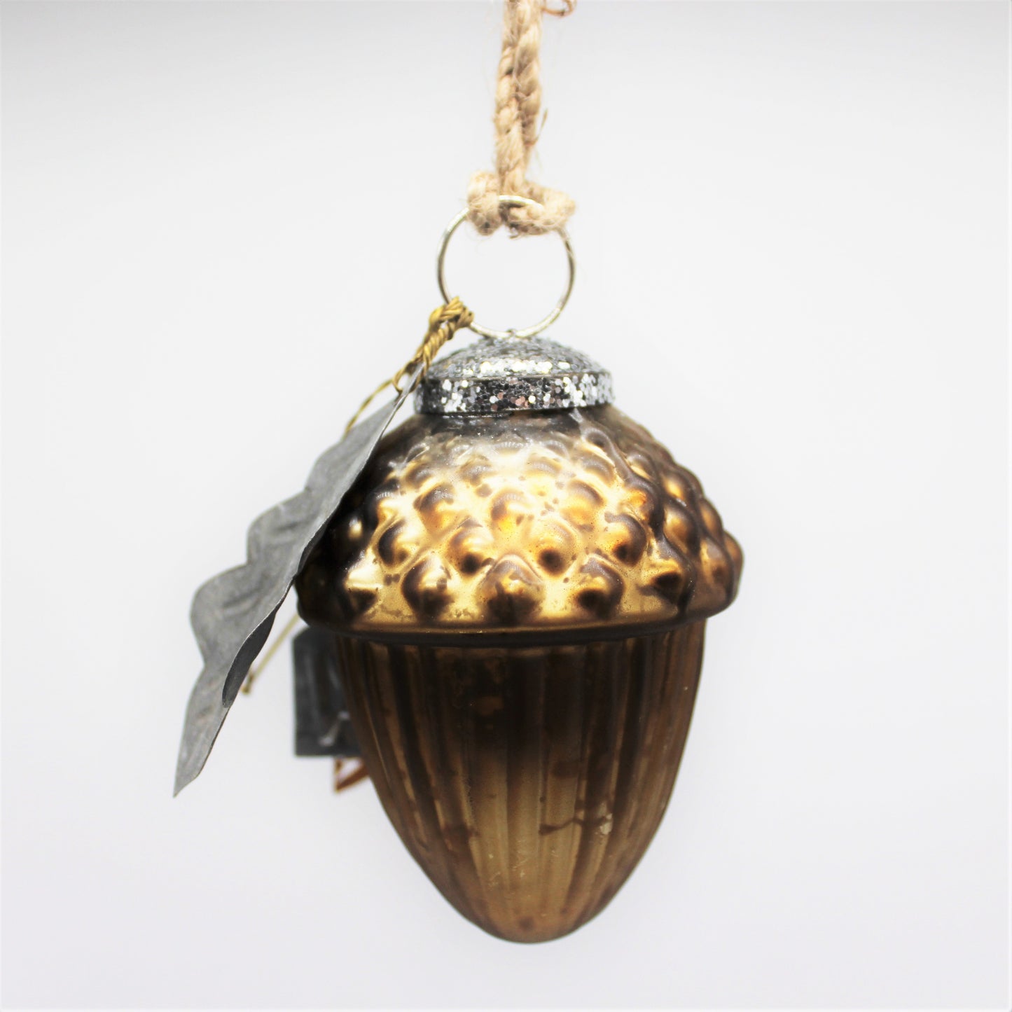 Acorn Hanging Bauble Front