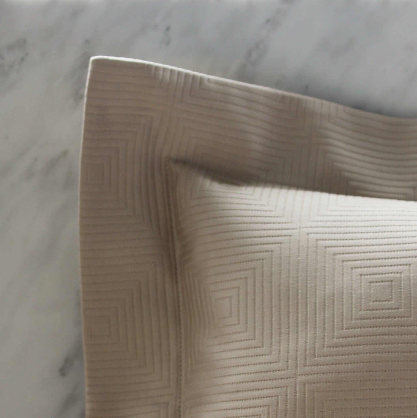 Berlin Pillow Sham Taupe Corner