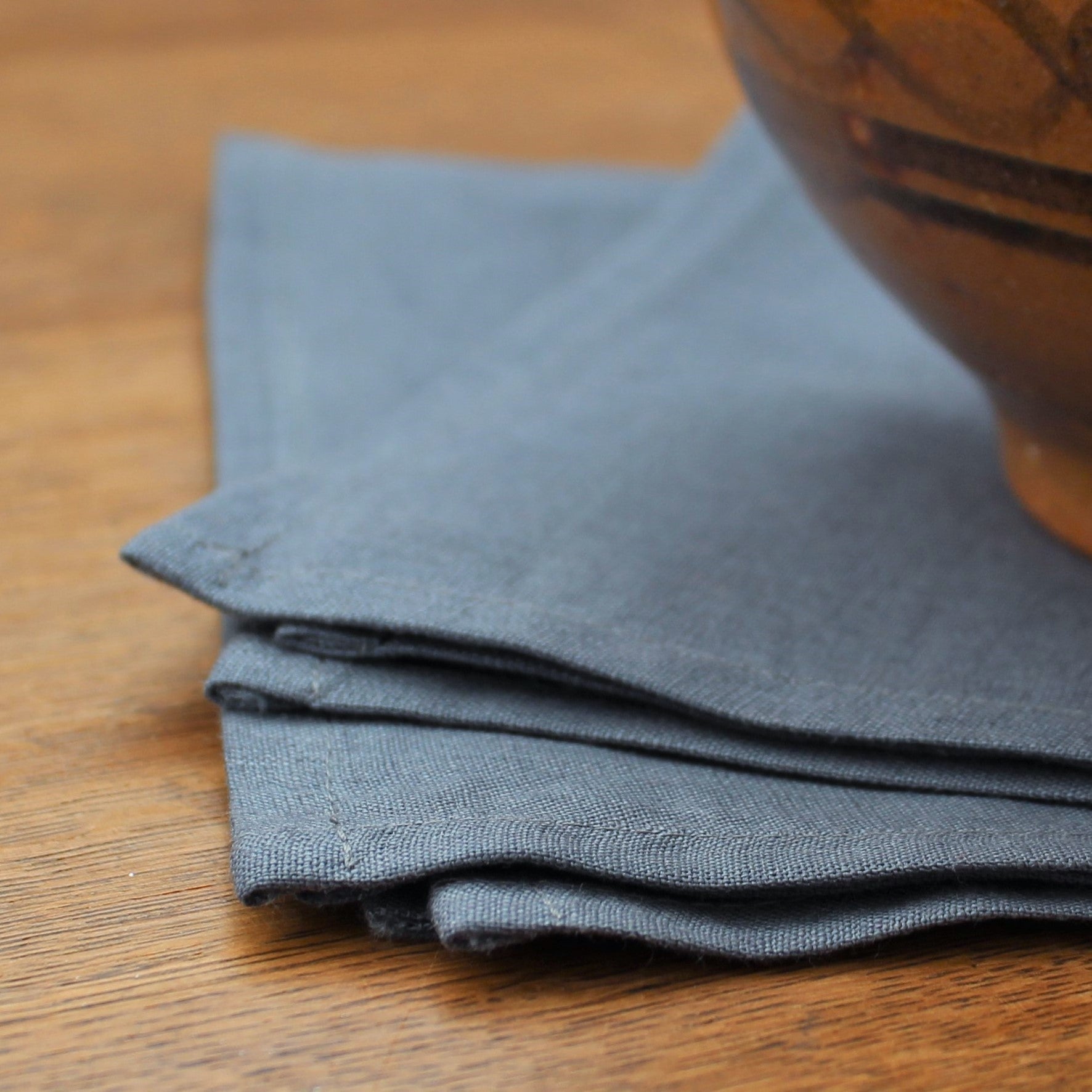 Brunswick Linen Napkin Corner Close Up