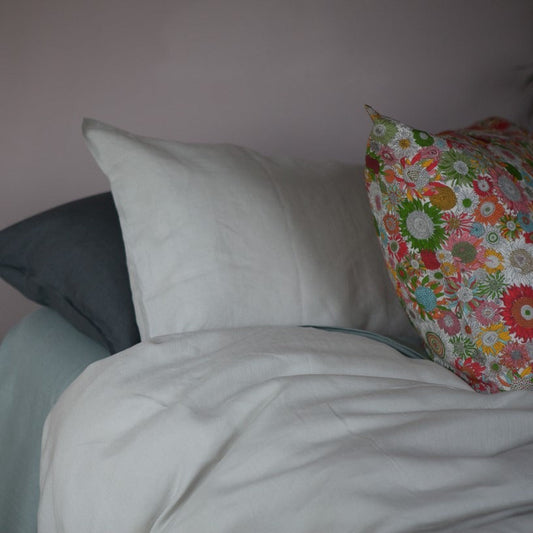 Brunswick Pale Clay on Bed