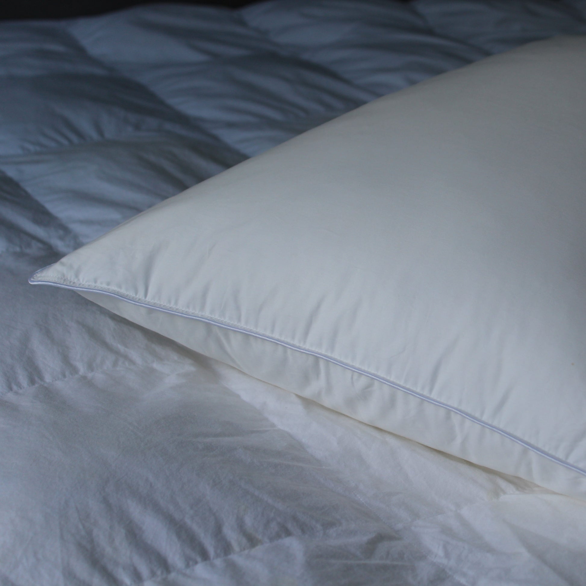 Core European Goose Down Pillow Close Up Detail