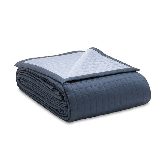 Fleet Reversible Bedspread Midnight/Blue