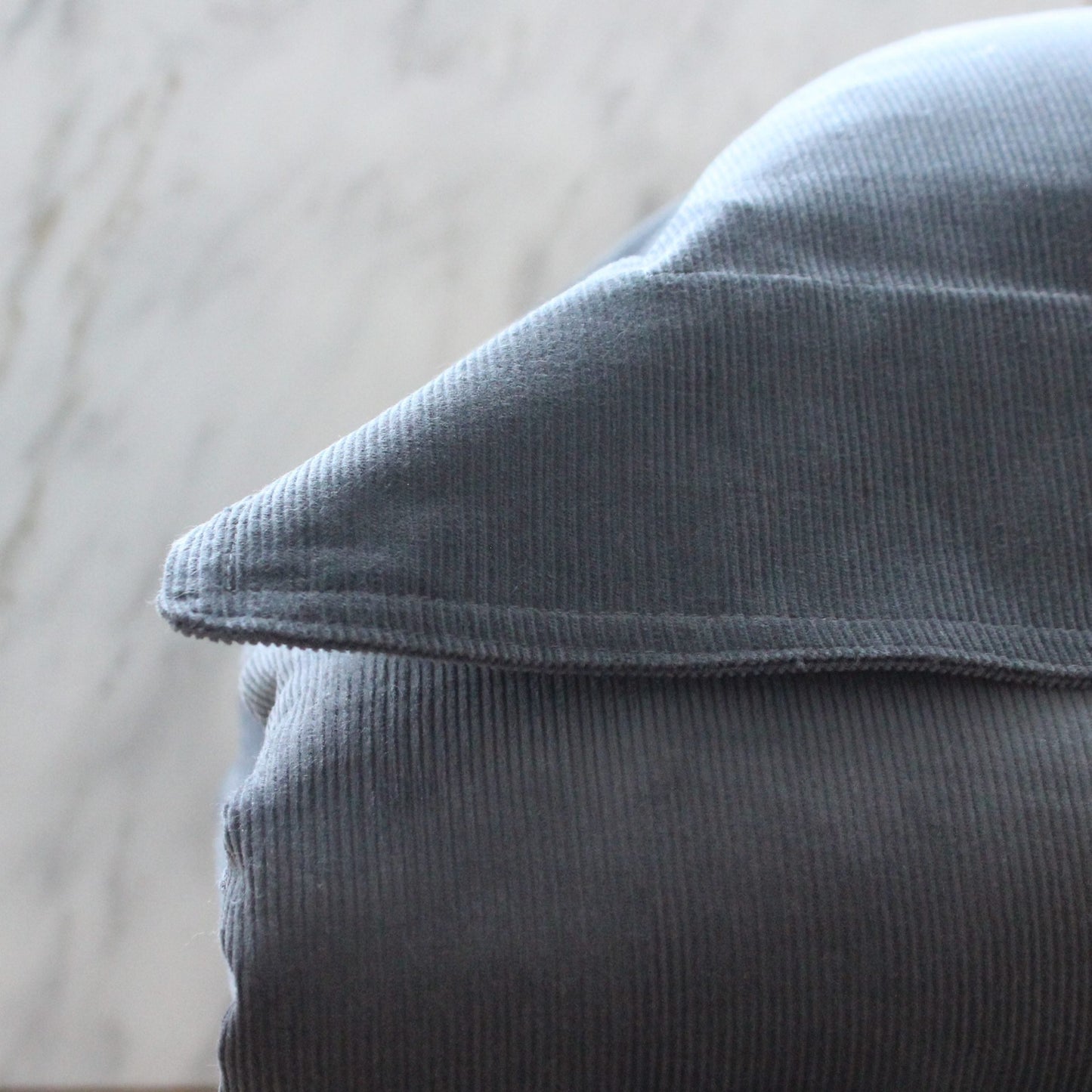 Vancouver Corduroy Boudoir Pillow Grey