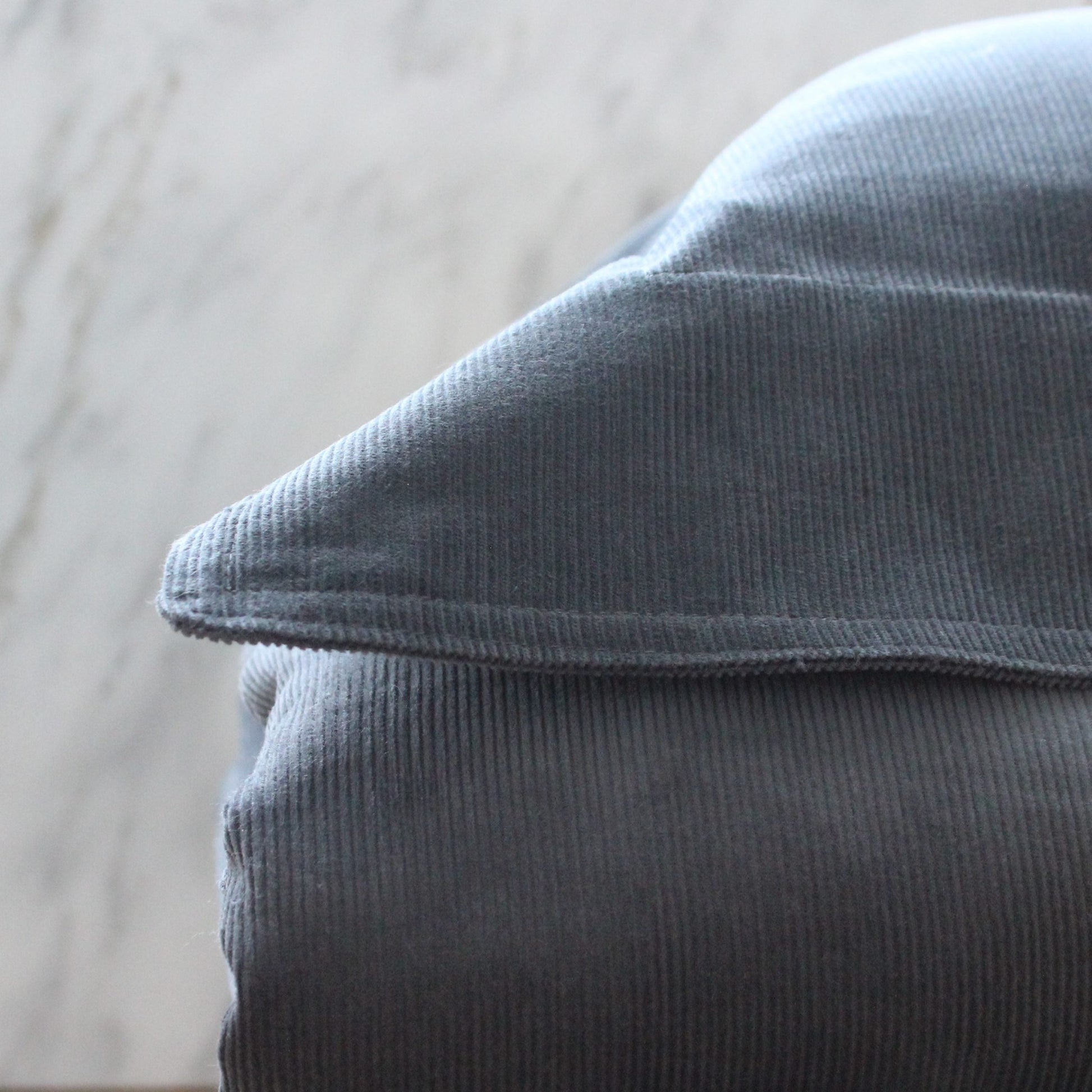 Vancouver Corduroy Boudoir Pillow Grey