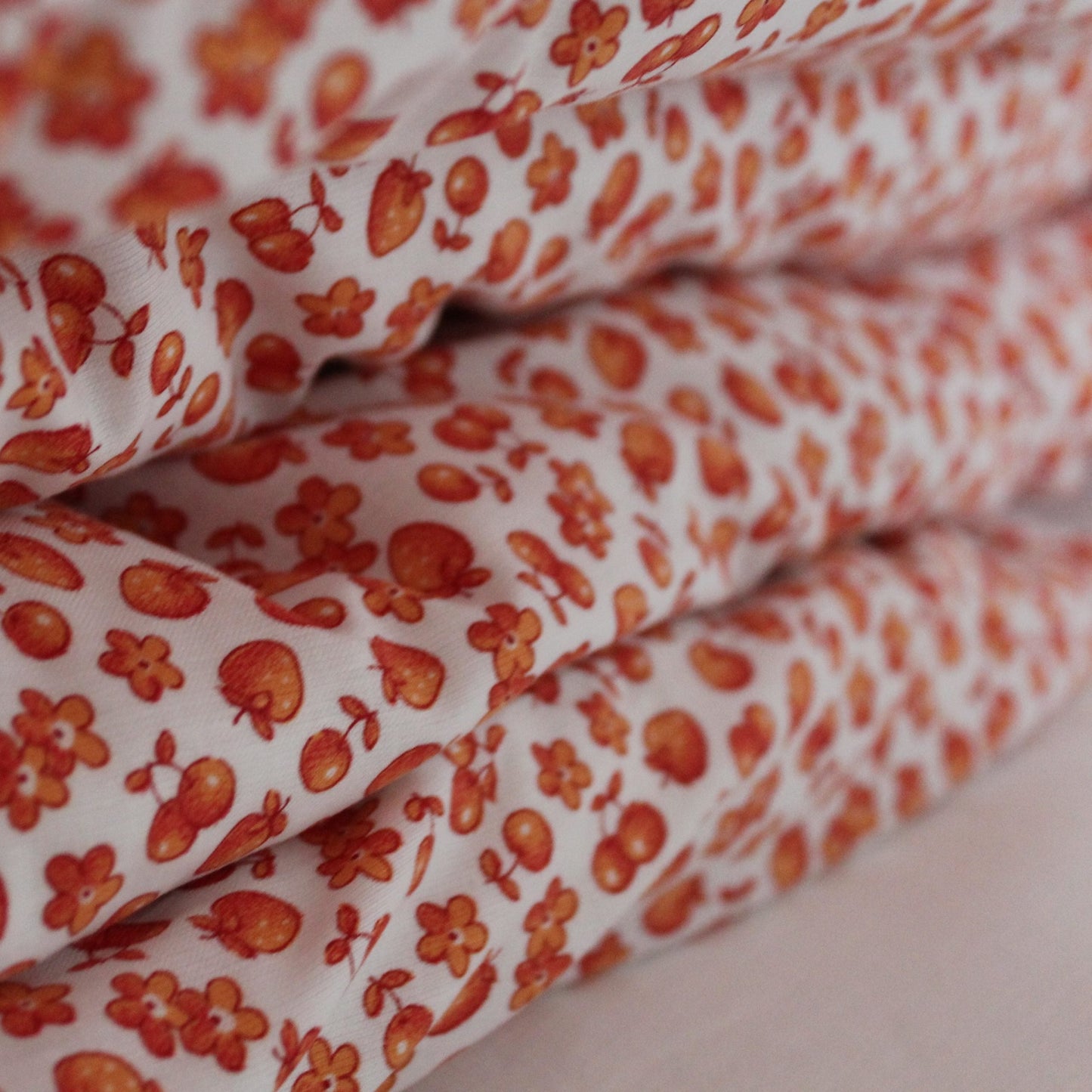Tutti Frutti Children's Bedset - Orange Close Up
