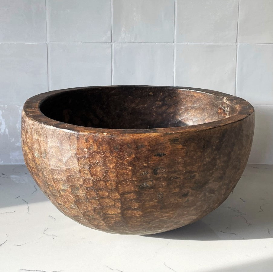 Vintage Wooden Bowl