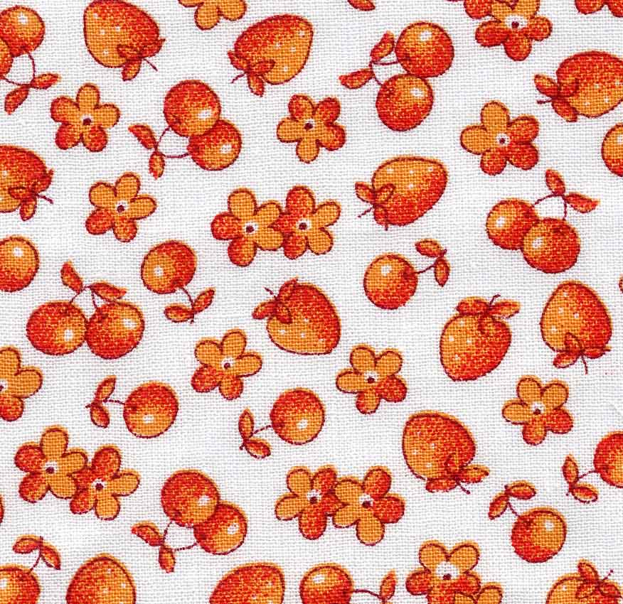 Tutti Frutti Children's Bedset - Orange Pattern