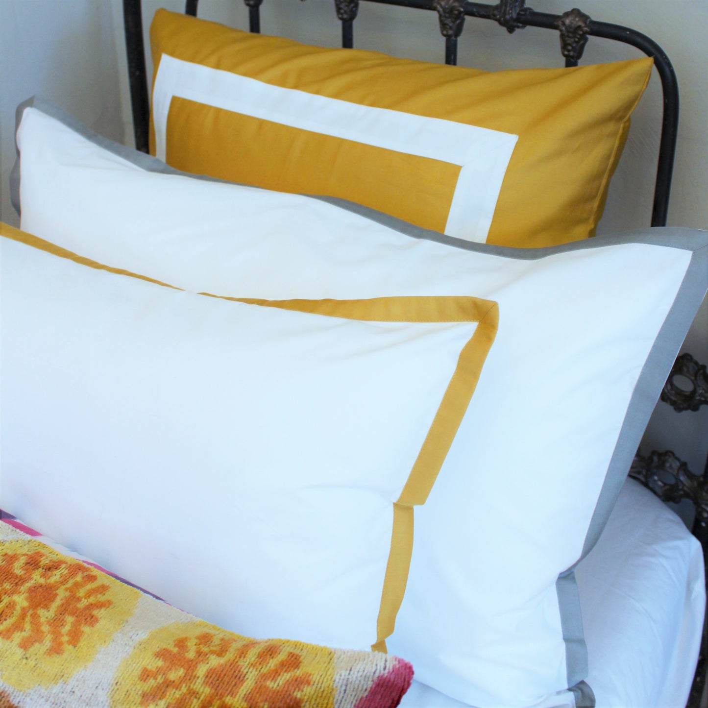 Windsor Square Pillow Sham Turmeric