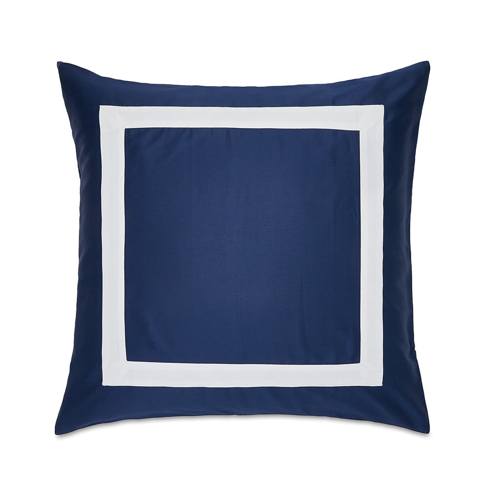 Windsor Square Pillow Sham Navy